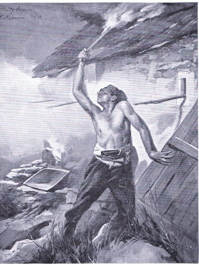 Een grensincident uit de Balkanoorlog 1912, uit Hutchinson
