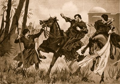 Nederlaag en Dood van Sebastian I bij de Slag van Alcazar door John Harris Valda