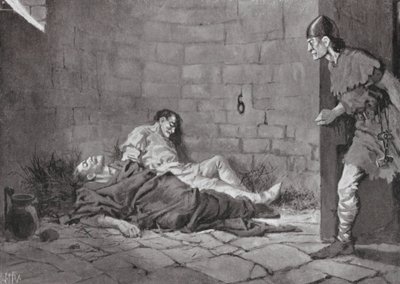 Gevangenschap en dood van hertogen Erik en Valdemar door John Harris Valda