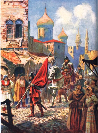 Terugkeer van Ivan de Verschrikkelijke naar Moskou, illustratie uit 