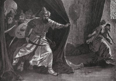 Opstand van de Koninklijke Garde in Damascus door John Harris Valda