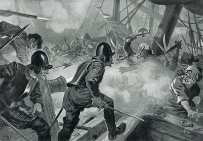 De Slag bij Lepanto door John Harris Valda