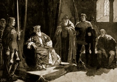 Het Parlement van Owen Glendower, die de Welshe onafhankelijkheid bracht door John Harris Valda