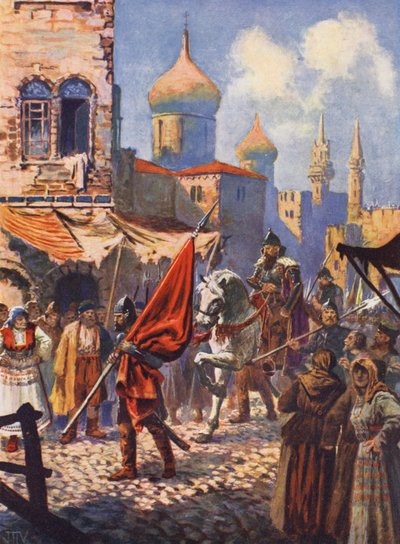 De Terugkeer van Ivan de Verschrikkelijke naar Moskou na de Verovering van Kazan door John Harris Valda