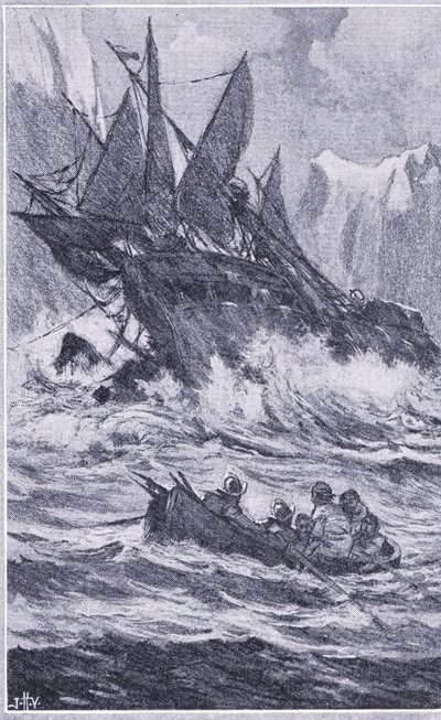 De Vittoria voltooide de eerste reis rond de wereld in september 1522, Newnes Pictorial Knowledge uitgegeven door Newnes, ca. 1950s door John Harris Valda