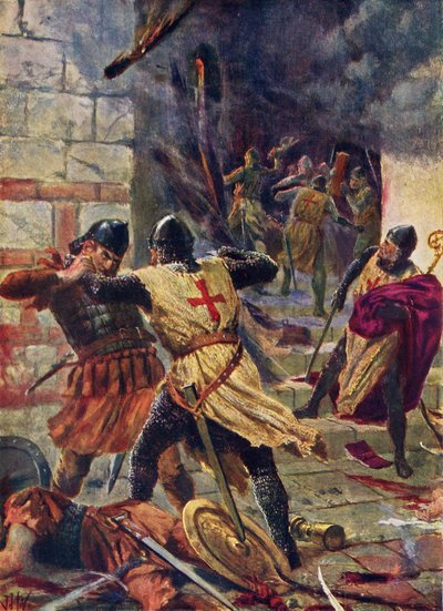 De verovering van Constantinopel door de kruisvaarders door John Harris Valda