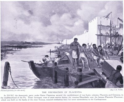 De stichting van Placentia 218 v.Chr. door John Harris Valda
