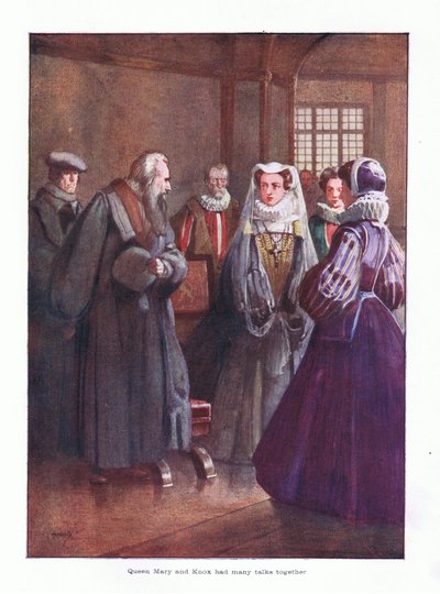 Koningin Mary en Knot hadden veel gesprekken samen door John Hassall