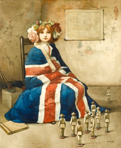 Het Britse Rijk, ca. 1900 door John Hassall