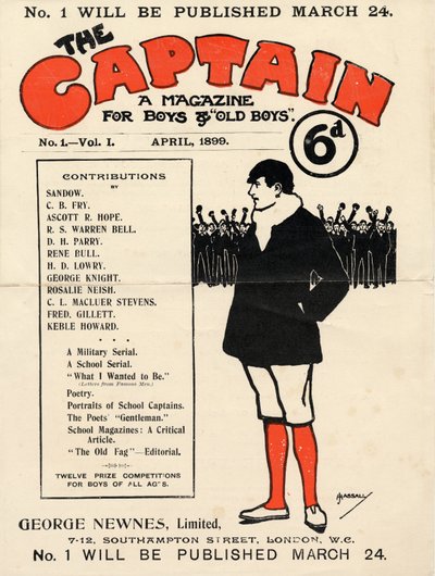 Het kapitein magazine, 19e eeuw door John Hassall