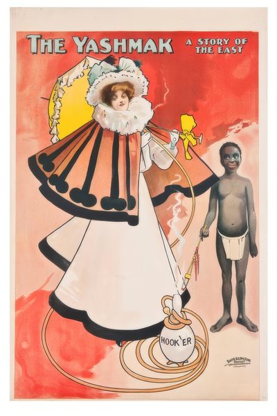 "The Yashmak, een verhaal uit het Oosten" / J. Hassall / Poster, 1897 door John Hassall