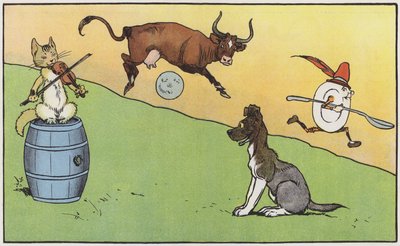 De kleine hond lachte om het spel door John Hassall