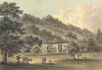 Grove Cottage, Box Hill, Surrey, het landgoed van George Barclay Esq. door John Hassell