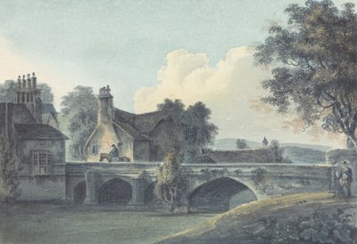 De Ingang naar het Paleis van Koning Jan, Eltham, Kent door John Hassell