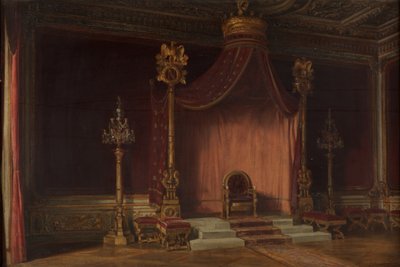 De Troon van Napoleon, Paleis van Fontainebleau, 1888 door John Haynes Williams