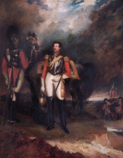 Portret van Stapleton Cotton, Burggraaf Combermere, Britse soldaat, 1839 door John Hayter