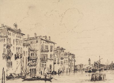 Venetiaanse scène door John Henderson