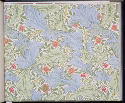 Granville-behang, ontworpen door John Henry Dearle (1860-1932) voor Morris and Company, 1896 door John Henry Dearle