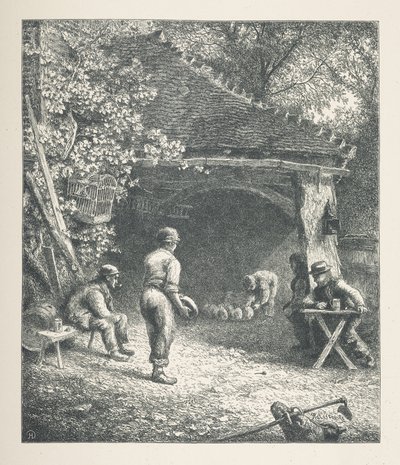 Plaat 30. Pastorale scène, uit 