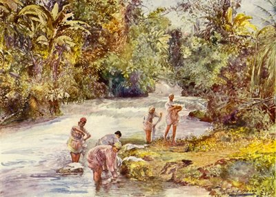 De White River, Jamaica door John Henry Frederick (after) Bacon