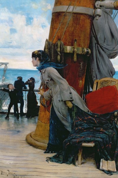 Atlantische overtocht door John Henry Frederick Bacon