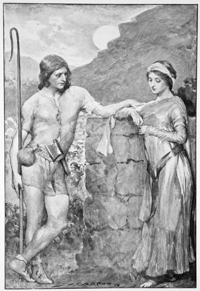 Olaf en Sigrid door John Henry Frederick Bacon