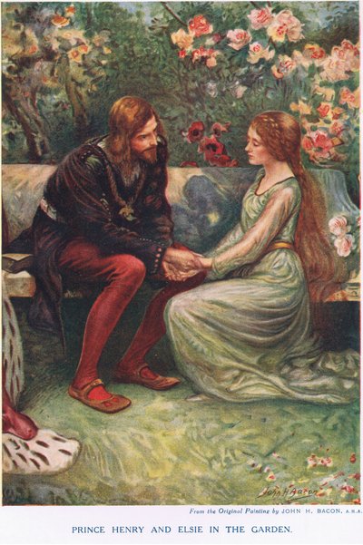 Prins Hendrik en Elsie door John Henry Frederick Bacon
