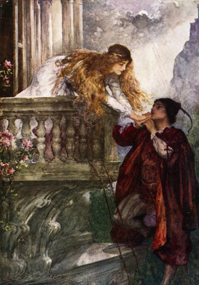 Romeo en Julia door John Henry Frederick Bacon