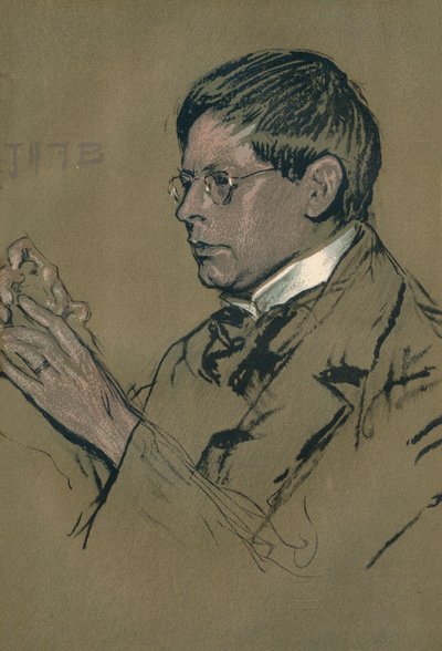 Sir George James Frampton 1860-1928, Britse beeldhouwer, ca. 1901 door John Henry Frederick Bacon