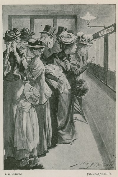 De lijst van slachtoffers bij het Ministerie van Oorlog door John Henry Frederick Bacon