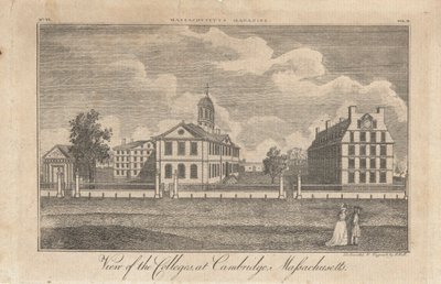 Uitzicht op de Colleges in Cambridge, Massachusetts door John Henry Hill