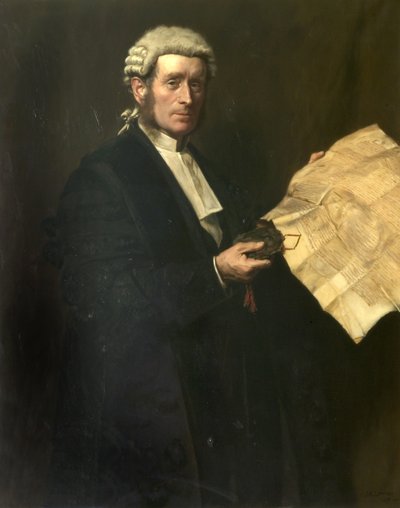 Sir Samuel George Johnson, KT, 1891 door John Henry Lorimer