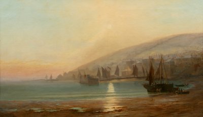 December Ochtend (in Mounts Bay) door John Henry Martin