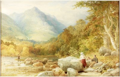 Gate Crag, Borrowdale door John Henry Mole