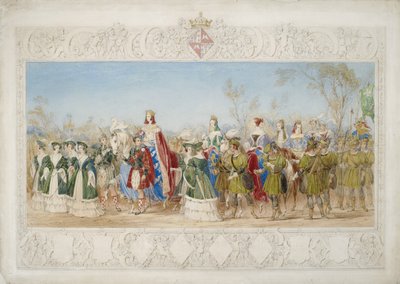 Jane Georgiana, Lady Seymour, Koningin van Schoonheid door John Henry Nixon