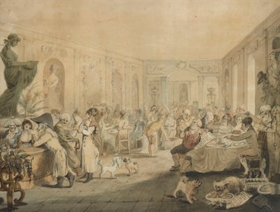 Restaurant Very in het Palais Royal, Parijs, 1803 door John Henry Nixon