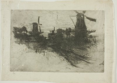 Avond door John Henry Twachtman