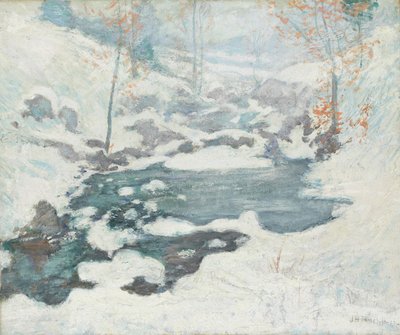 Bevroren, ca. 1889 door John Henry Twachtman