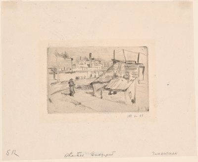 Shanties en fabrieken door John Henry Twachtman