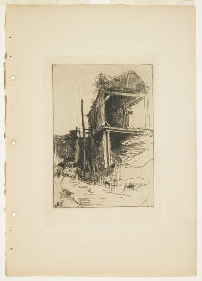 De Verlaten Molen, 1888-1889 door John Henry Twachtman