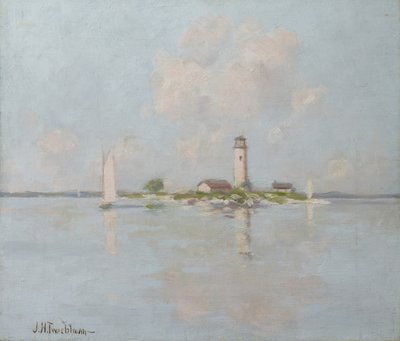 De Vuurtoren door John Henry Twachtman