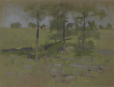 Drie Bomen door John Henry Twachtman