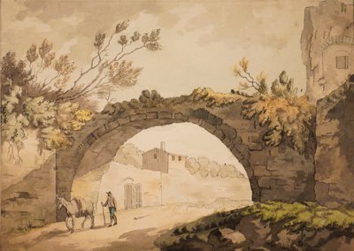 Een boog in Italië, c.1798 door John Herman Merivale