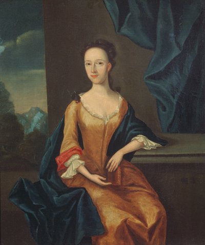 Mevrouw Thomas Freame (1704-ca. 1751) naar een origineel vermoedelijk door Sir Godfrey Kneller, ca. 1742 door John Hesselius