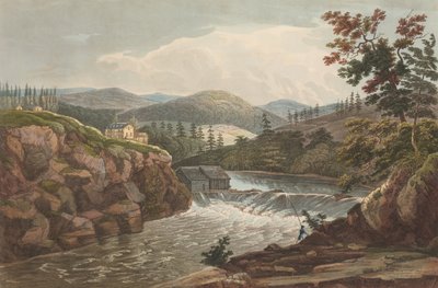 Little Falls bij Luzerne No. 1 van The Hudson River Portfolio door John Hill