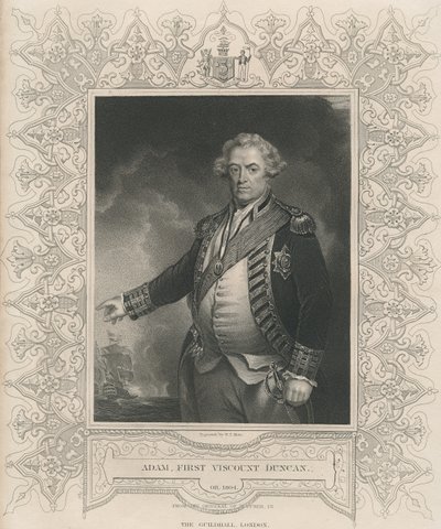 Adam Duncan, 1e Burggraaf Duncan van Camperdown door John Hoppner