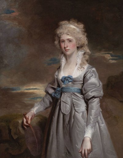Charlotte Walsingham, Lady Fitzgerald door John Hoppner door John Hoppner