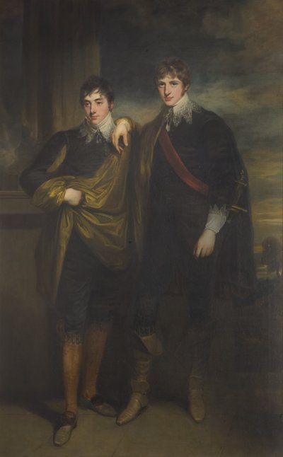 Henry Augustus Berkeley Craven En Keppel Richard Craven door John Hoppner