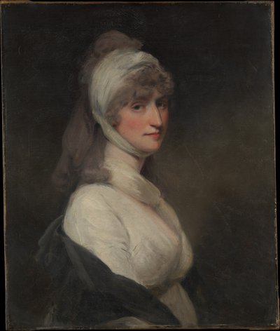 Mevrouw Thomas Pechell (Charlotte Clavering, overleden in 1841) door John Hoppner