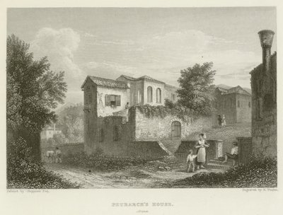 Het huis van Petrarca, Arqua door John Hoppner